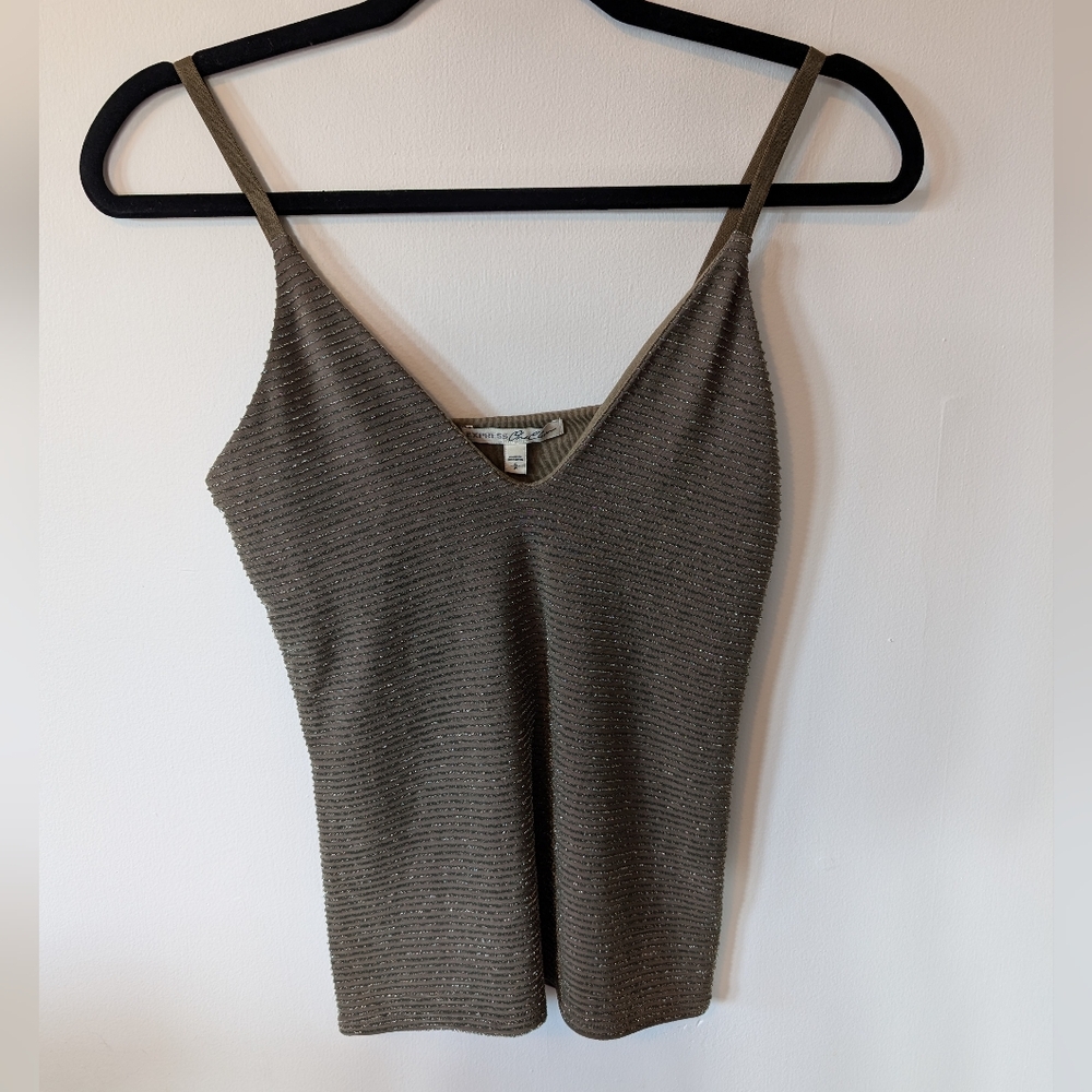 Elegant Olive Green Top
